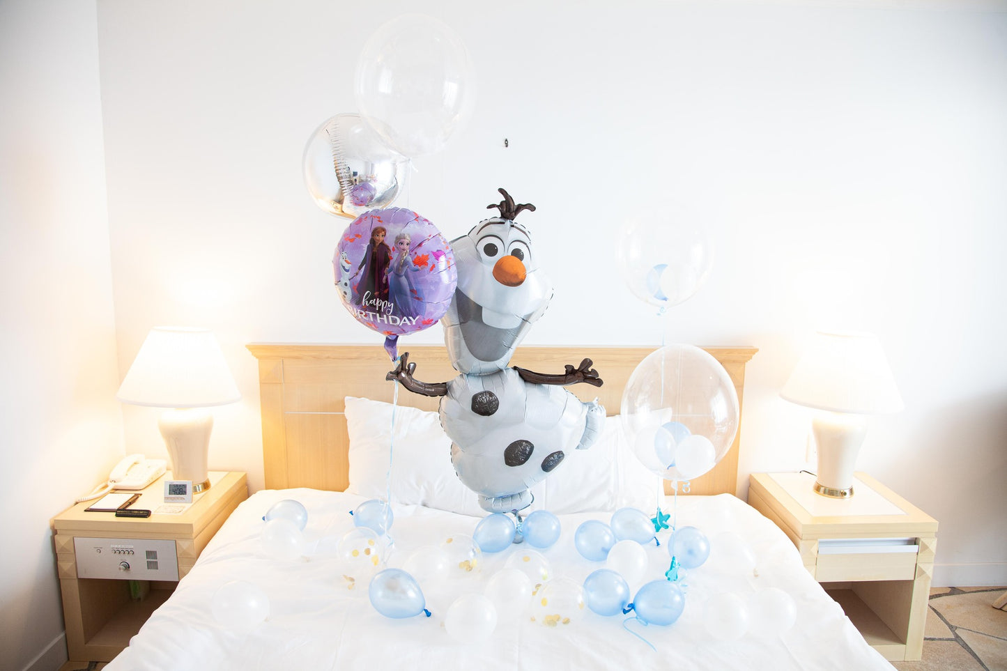 Birthday party with Olaf [decoration set]